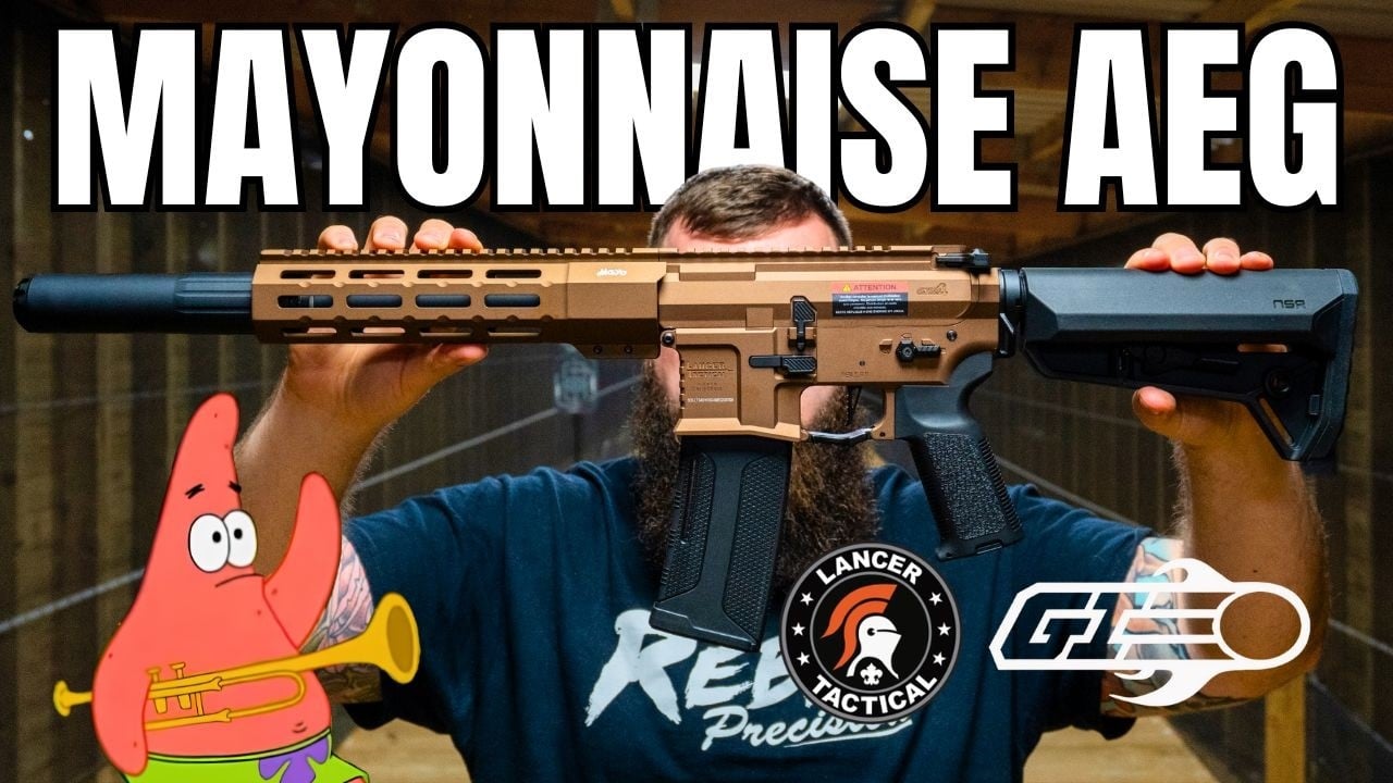 A Mayonnaise Airsoft Rifle?! - Lancer Tactical x Airsoft GI MG Series Unboxing