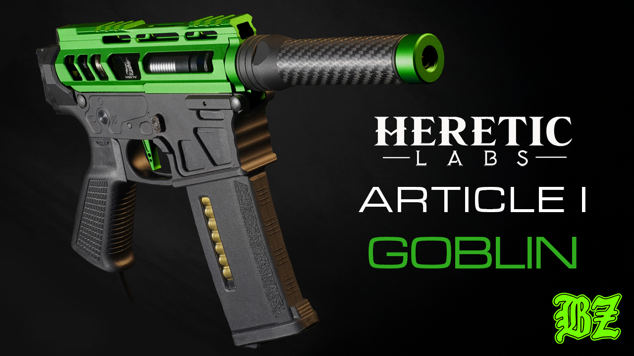 Unboxing the Heretic Labs Article 1 - Goblin Green HPA Speedsoft Rifle (Airsoft Review)